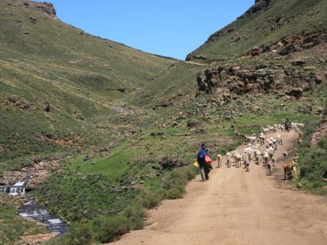 Lesotho mountain scenery