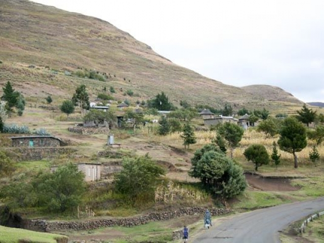 Lesotho village