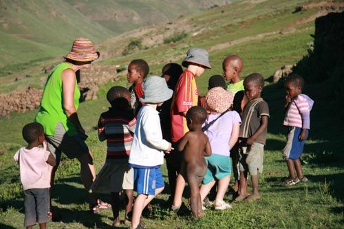 Lesotho, meeting new friends