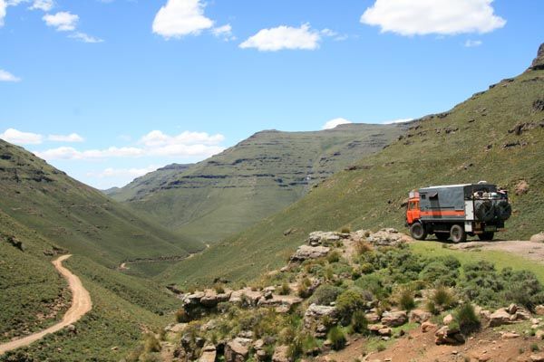 Lesotho, incredible mountain scenery