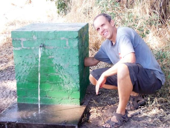 Elephant proof water source, Savute Campsite