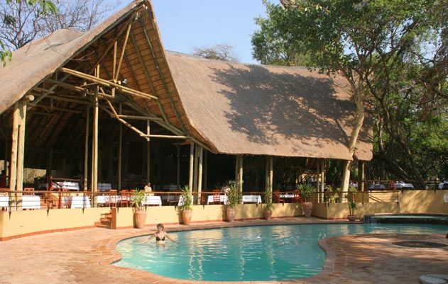 Pool Area, Chobe Safari Lodge