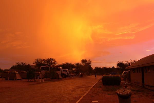 Okaukuejo Rest Camp Campsite, Etosha National Park