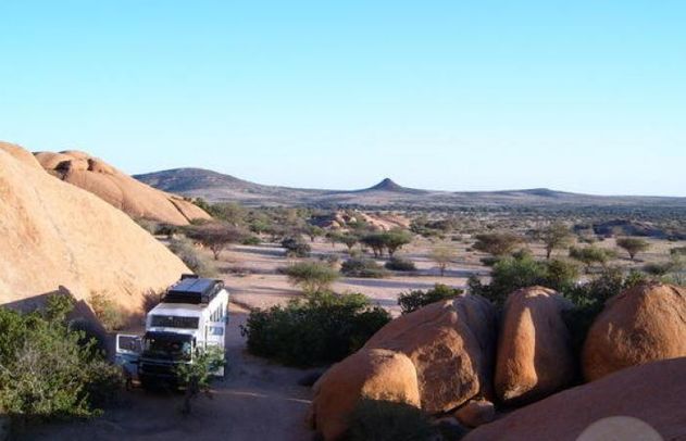 Spitzkoppe bush camping