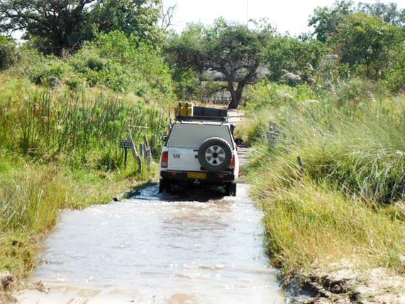 Third Bridge river crossing, Moremi Game Reserve, Botswana