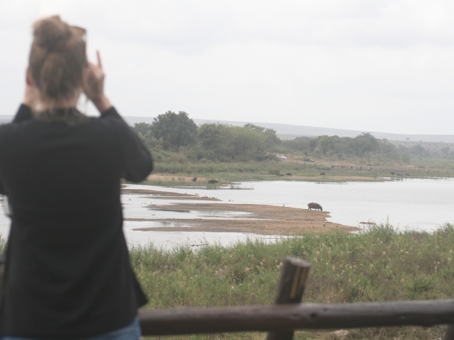 The view from Lower Sabie, Kruger National Park