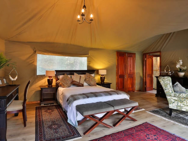 Kadizora Camp, Safari Tent (Interior)