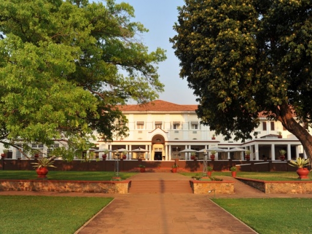 Victoria Falls Hotel, Terrace, Zimbabwe
