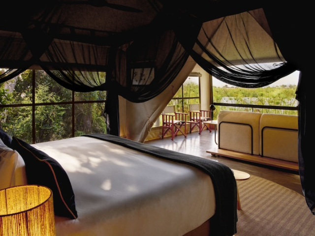 Xugana Island Lodge Room, Okavango Delta