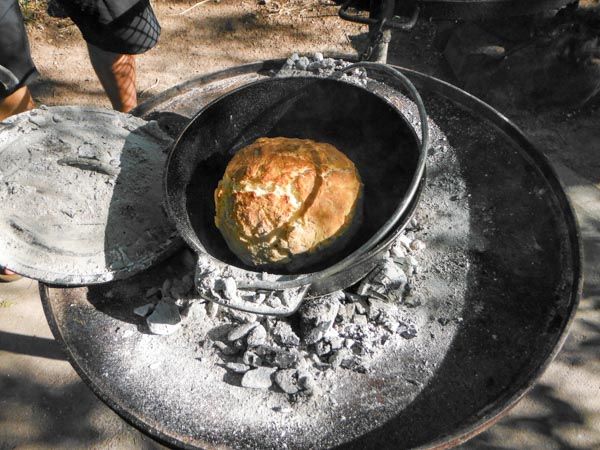 Making damper when self drive camping in Southern Africa