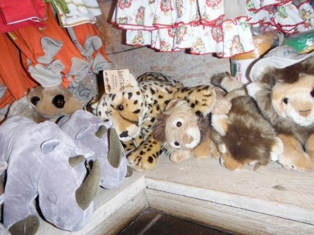 Some of the great toys you can buy in the Kruger National Parks shops - photo by Cadan!