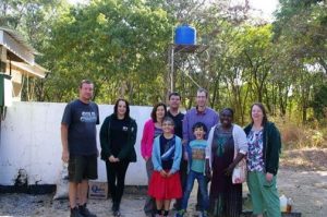 Gaye and family in Zambia