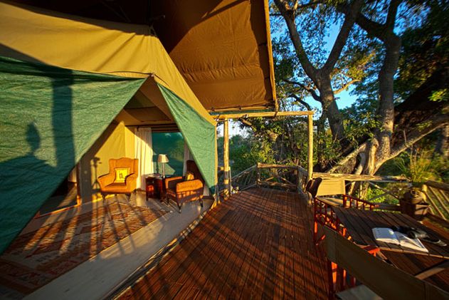 Pom Pom Camp, spacious safari accommodation, Botswana and Zimbabwe