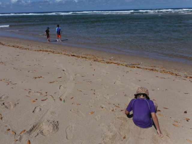 Enjoying South Africa's stunning beaches - Kosi Bay South Africa