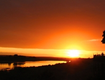 Lower Sabie at sunset, Kruger National Park, South Africa