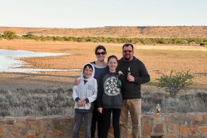 Shannon and Family at Mt Zebra, South Africa