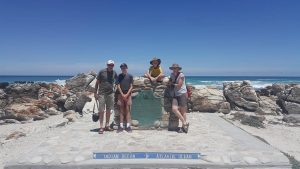 David, Rory, Thomas and Jo - where the oceans meet!