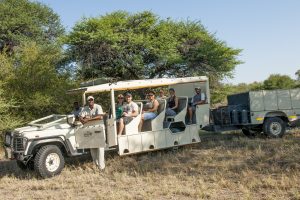Mobile safari in Southern Africa - vehicle with trailer