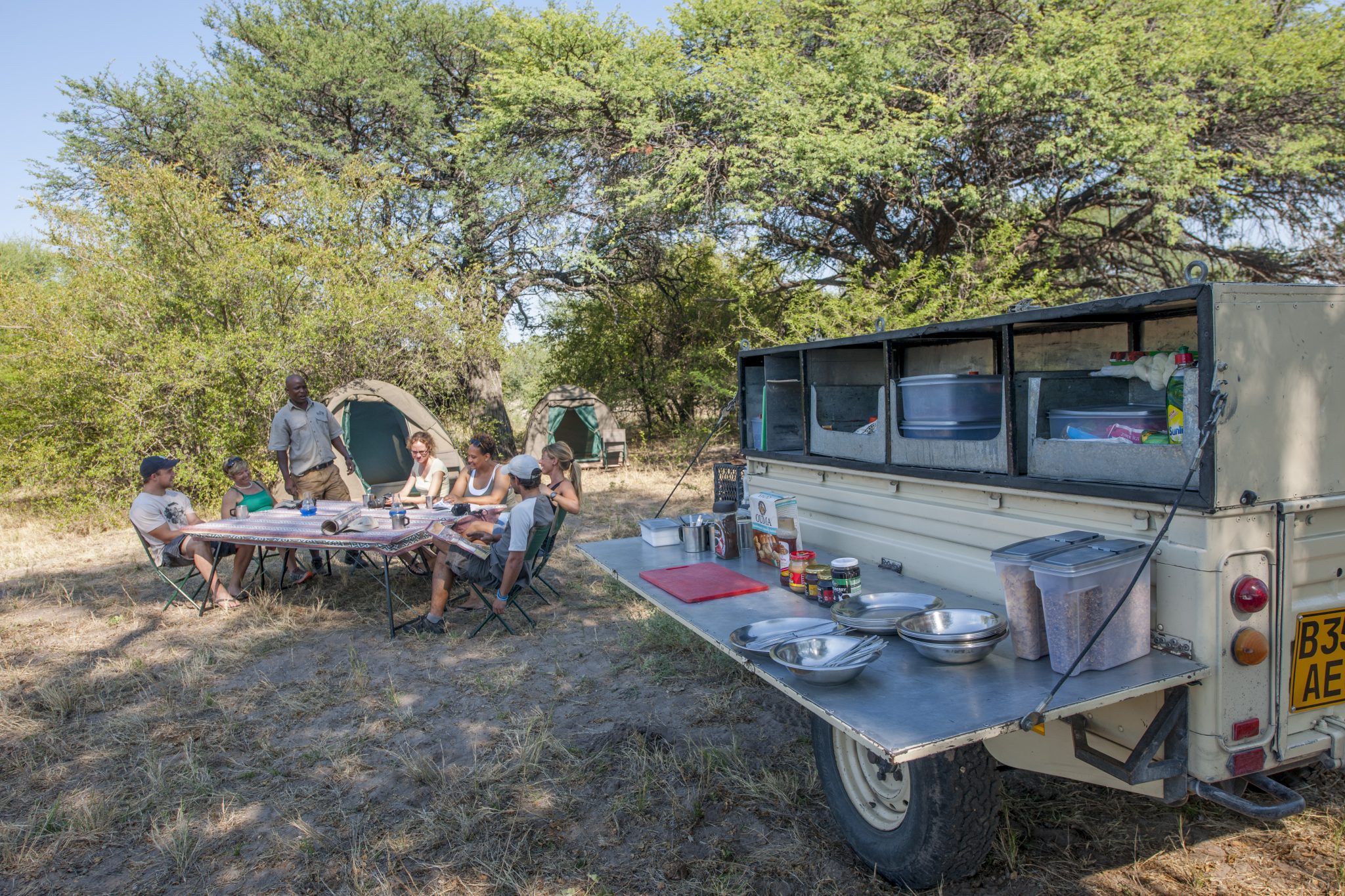 Mobile camping safari, Botswana