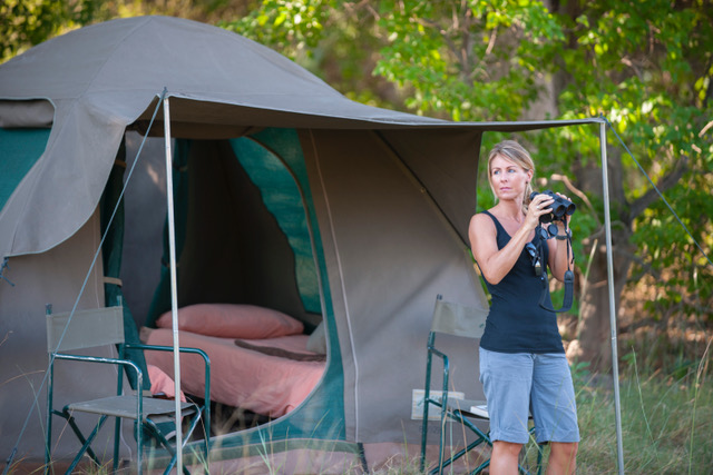 Mobile camping Botswana