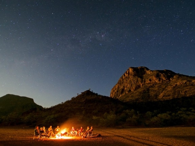 Evenings spent around the fire.