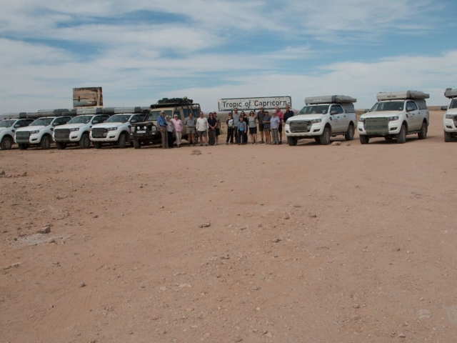 Crossing the Tropic of Capricorn.