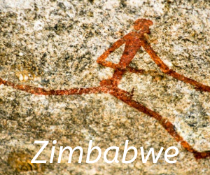 Travel itineraries southern Africa - rock art,Zimbabwe