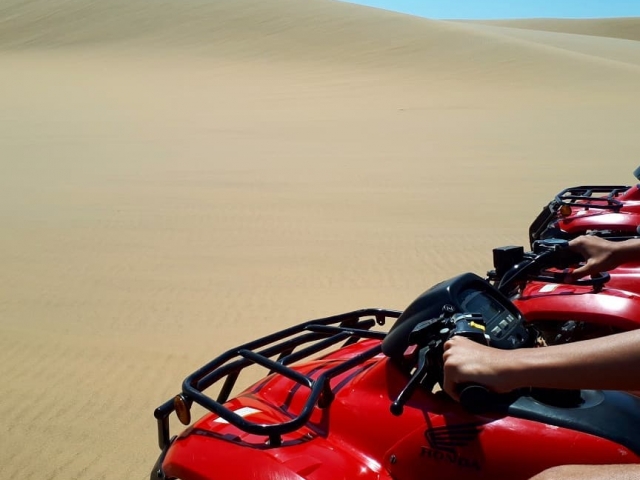 Quad biking, Swakopmund, Namibia