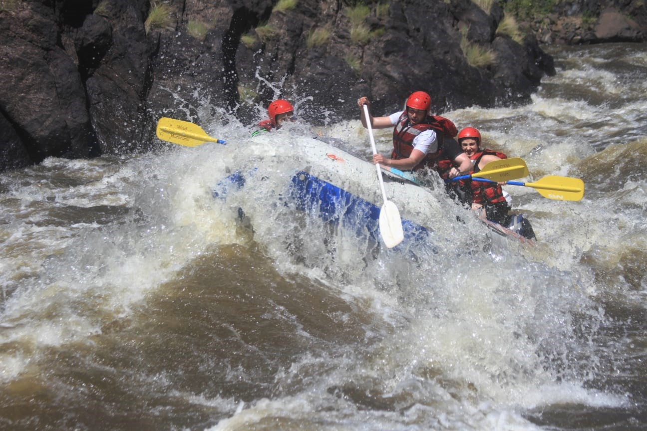 White water rafting, Victoria Falls, Zimbabwe