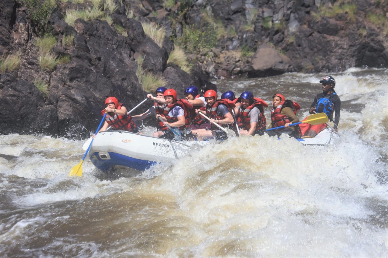 White water rafting, Victoria Falls, Zimbabwe Travel Africa