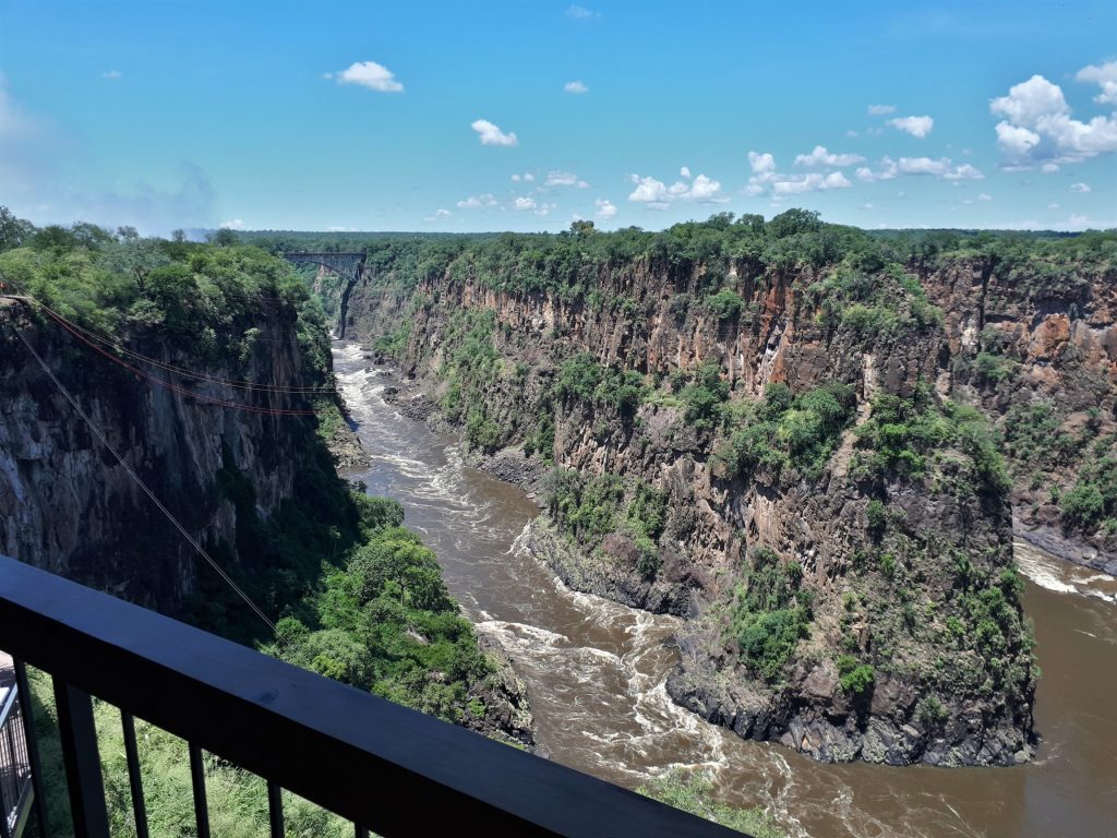 The Lookout Cafe is perched right on the very edge of the Batoka Gorge below the Victoria Falls, ZImbabwe