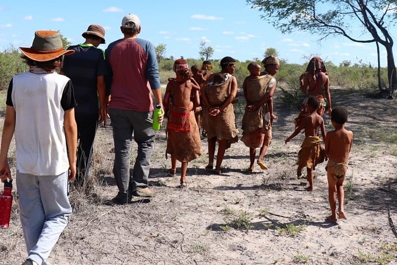 Family safari, Namibia