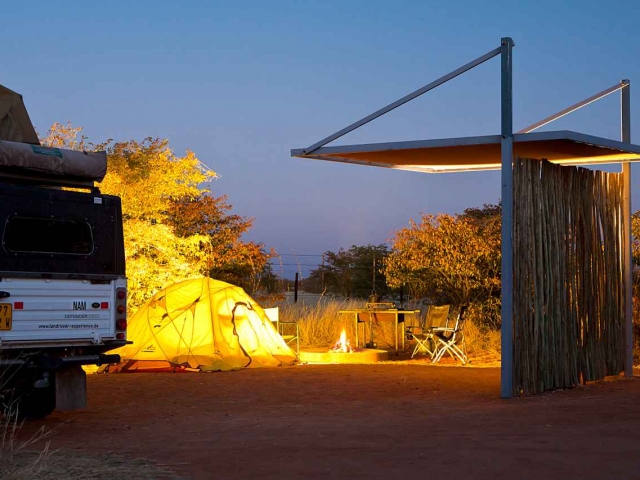 Olifantsrus campsite, Etosha, Namibia