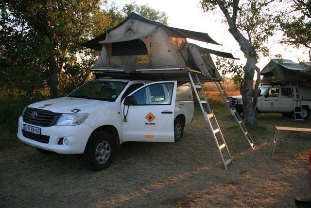 Self drive Southern Africa roof top tent camping