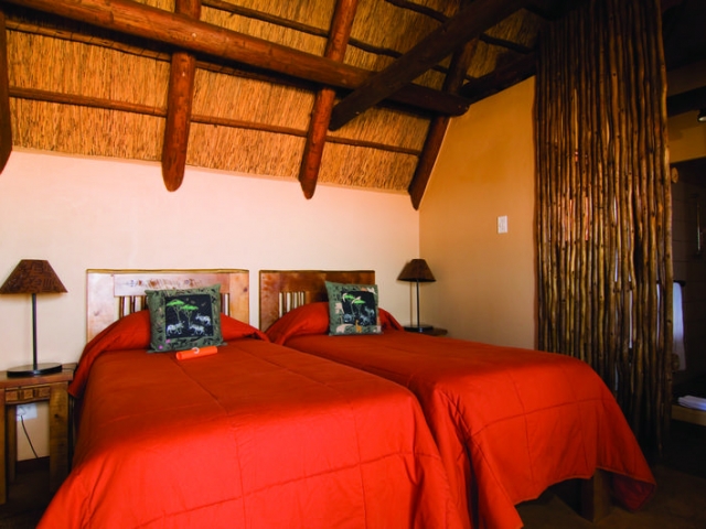 Cape to Windhoek - !Xaus Lodge, Kgalagadi (Upgrade), chalet interior