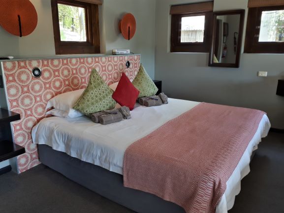 Hog Hollow Country Lodge stylish room interior, South Africa