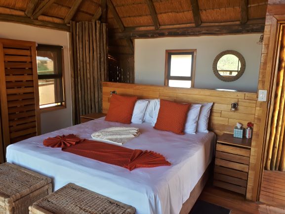 Rooiputs Lodge beautiful room interior, Botswana