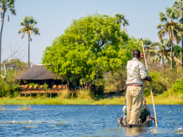 Delta Camp, Okavango Delta Family Tour, mokoro trips