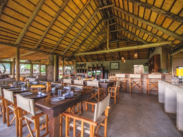 Shindzela Tented Camp, Kruger, dining room, Kruger luxury safaris
