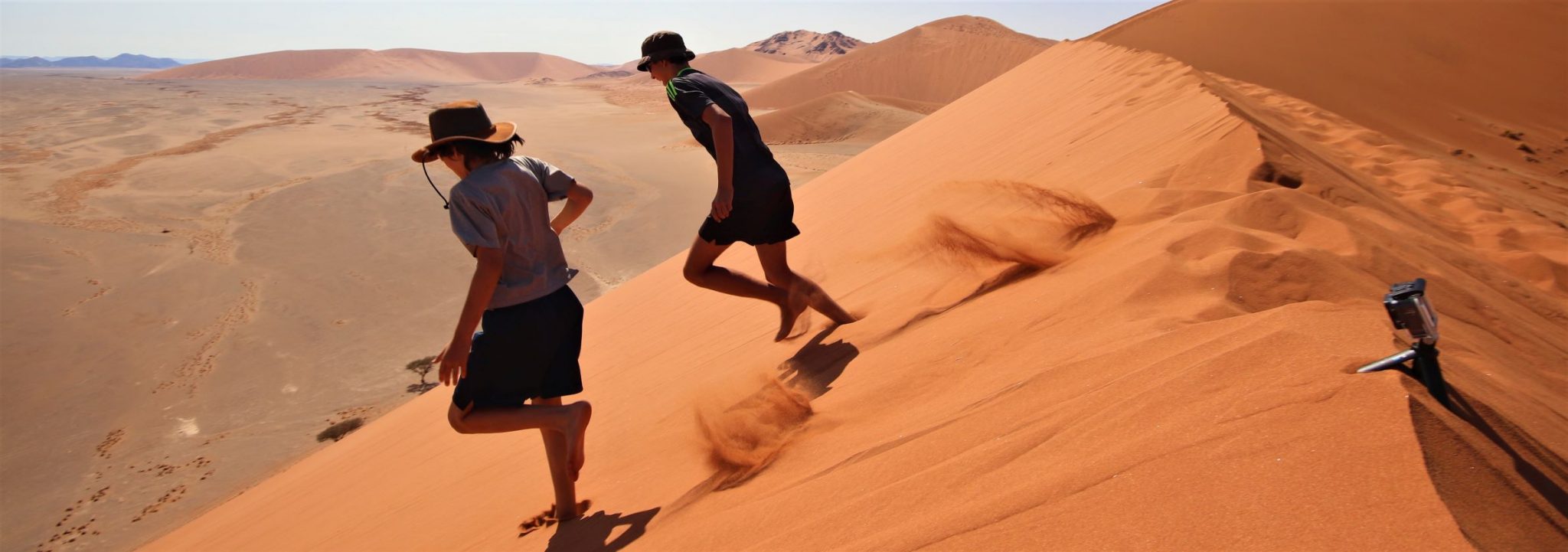 Sossusvleii, Namibia, Fun on the Dunes!