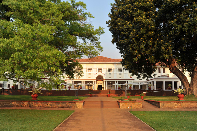 Victoria Falls Hotel, Terrace, Zimbabwe
