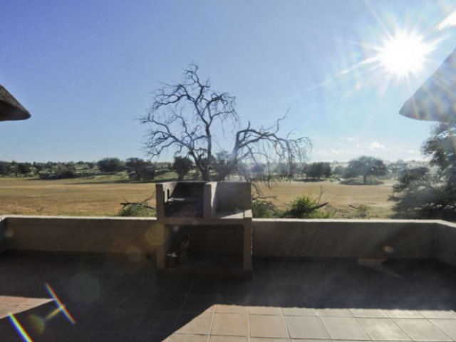 Magic of the Kalahari - Nossob Rest Camp, Kgalagadi, View towards the waterhole
