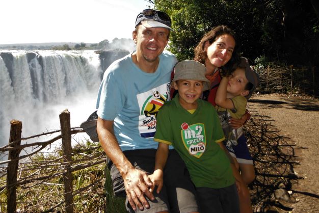 Kids love the Victoria Falls!