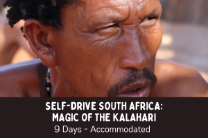Magic of the Kalahari - self drive South Africa itinerary, close up of a #Khomani San elder