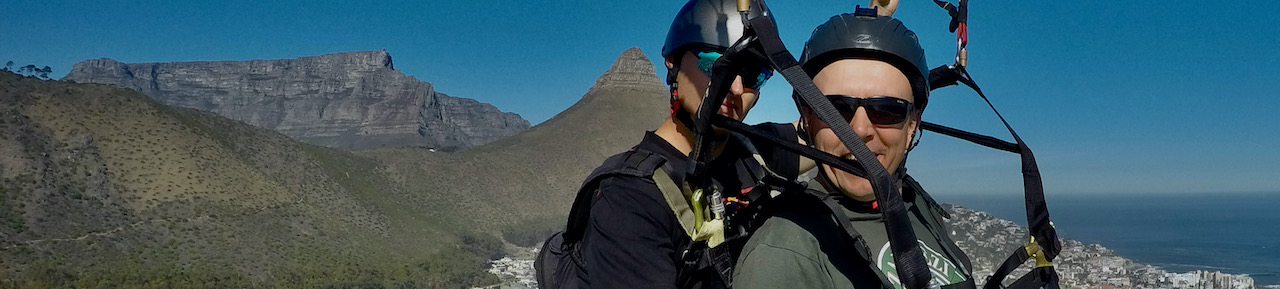 Cape Town Activities, Chris paragliding