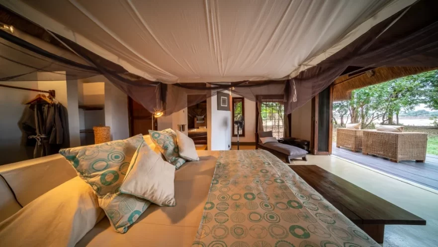 Luangwa River Camp Room View, South Luangwa Zambia Luangwa River Camp Room View, South Luangwa Zambia