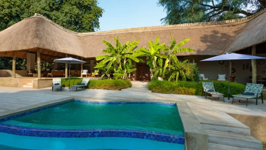 Luangwa River Camp Pool, South Luangwa Zambia Luangwa River Camp Pool, South Luangwa Zambia