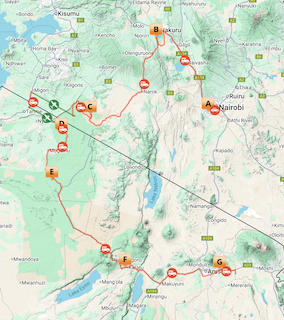 Best of East Africa Map