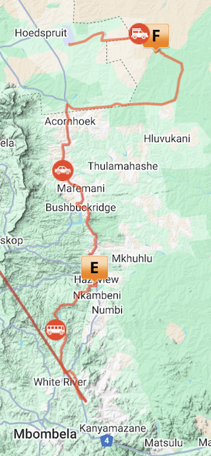 Safari Southern Africa Victoria Falls Region Map