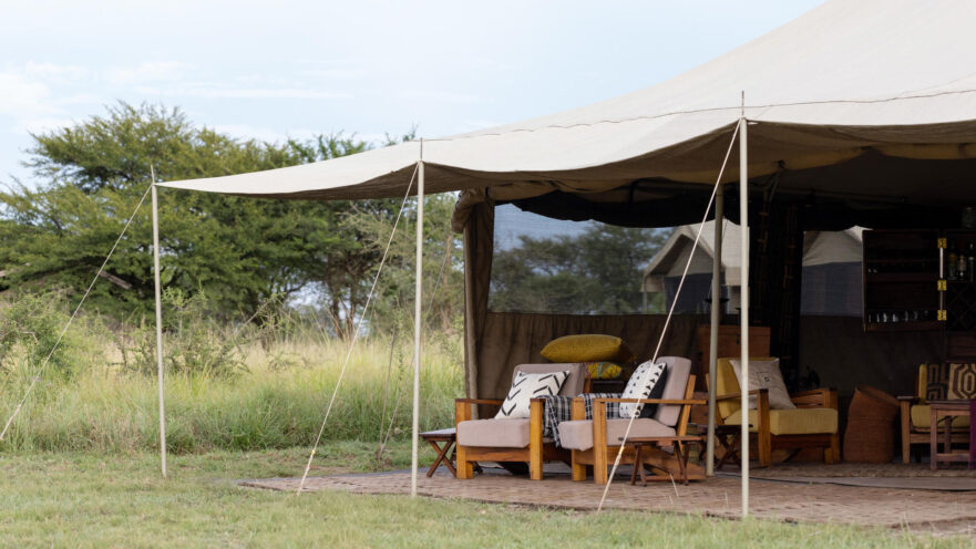 Wilderness Migration Camp Lounge, Serengeti Wilderness Migration Camp Lounge, Serengeti